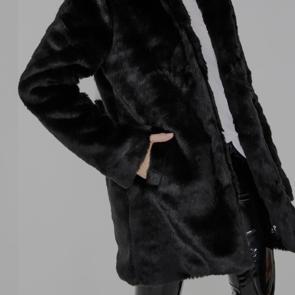 Dolls Kill- Current Mood- Punk Tendencies faux fur Jacket SIZE SMALL - Picture 7 of 9